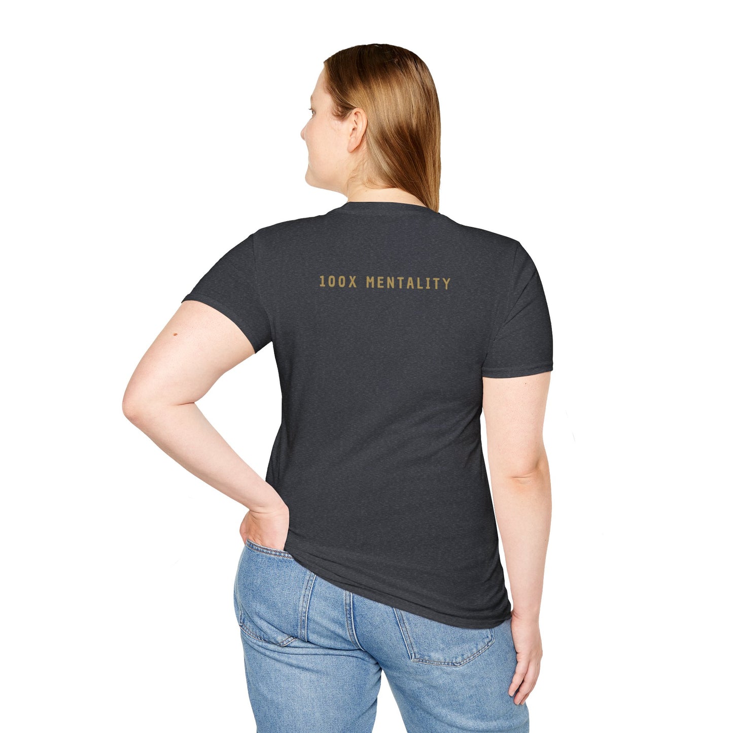 T-shirt unisex - 100x Mentality - Abbigliamento motivazionale per l'ispirazione quotidiana