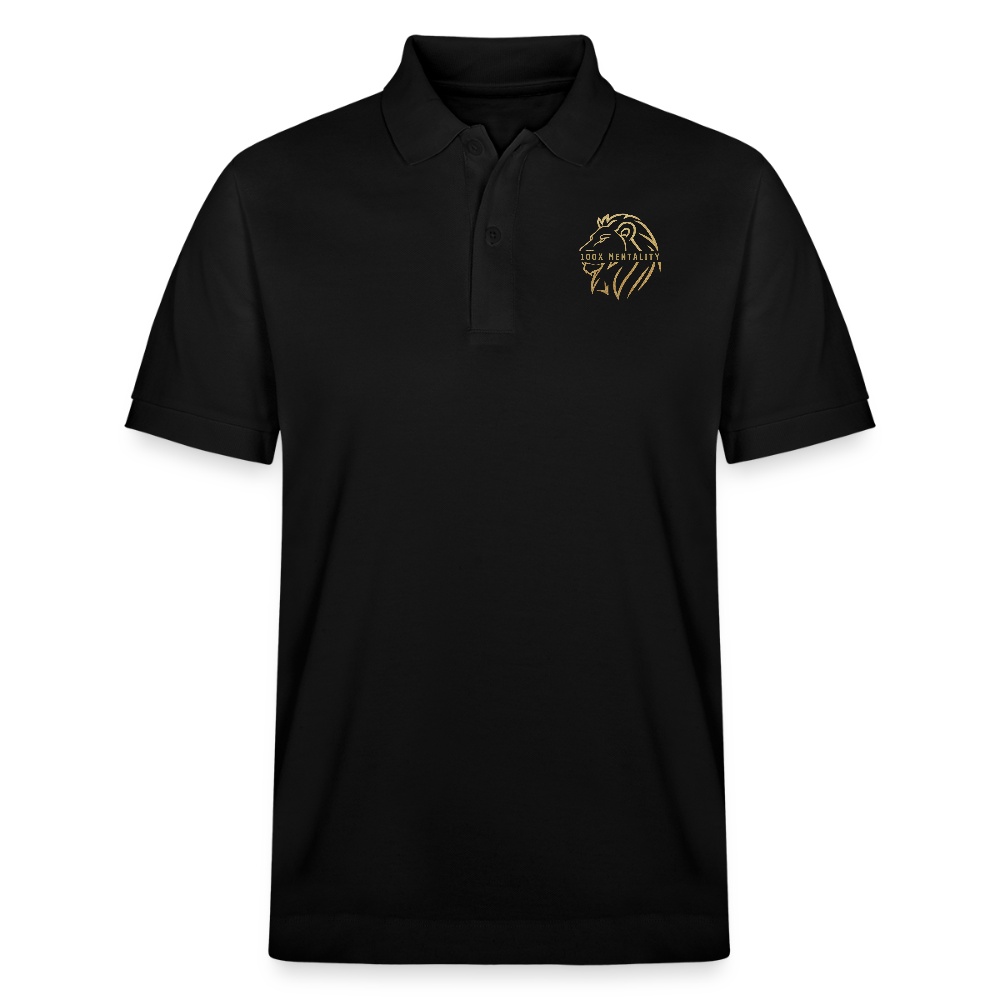 Polo Unisex 100x Mentality – Stile, Comfort e Qualità - nero