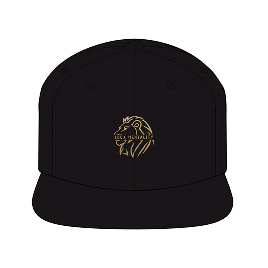 100x Mentality Snapback  - Elegante nero con Logo Ricamato