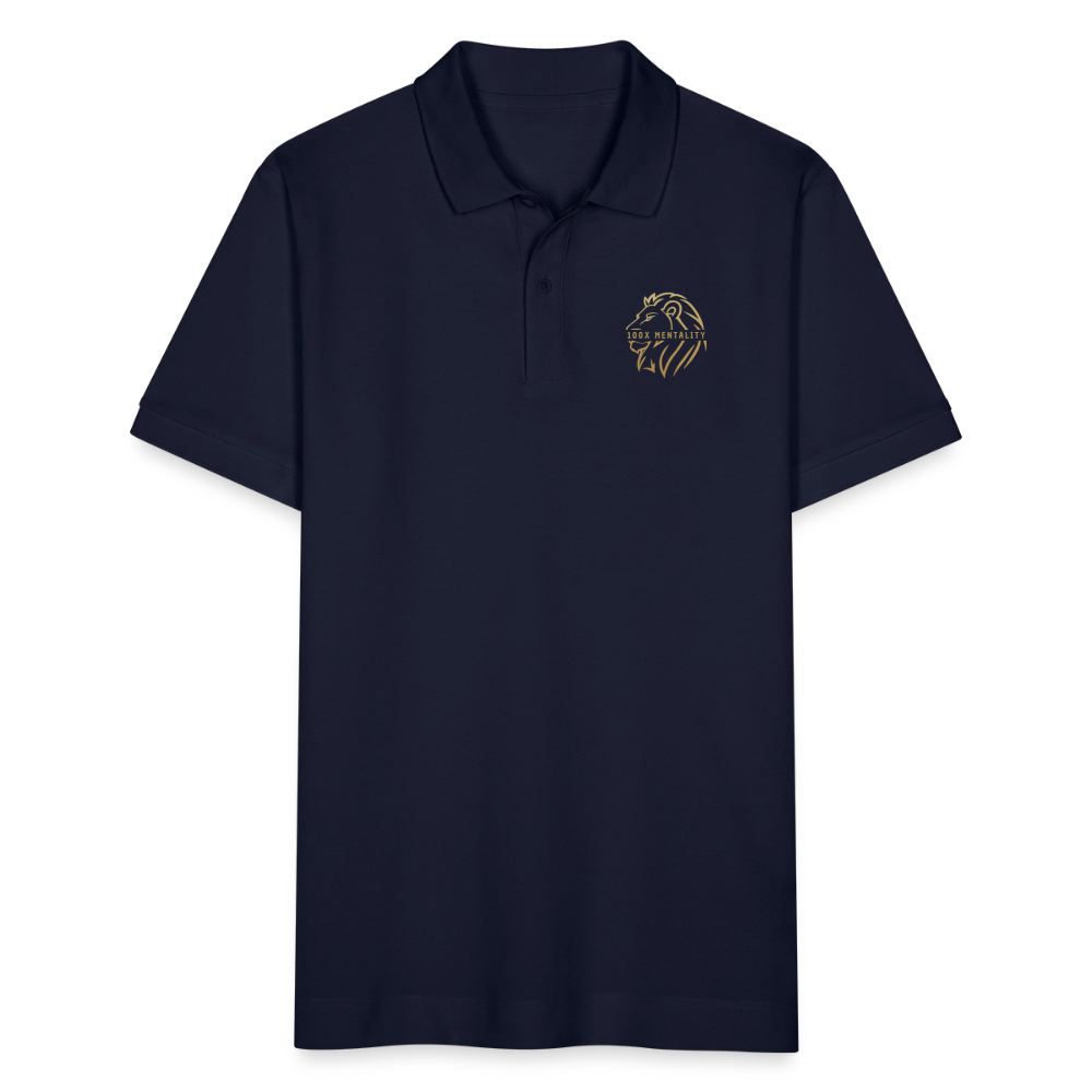 Polo Unisex 100x Mentality – Stile, Comfort e Qualità - navy