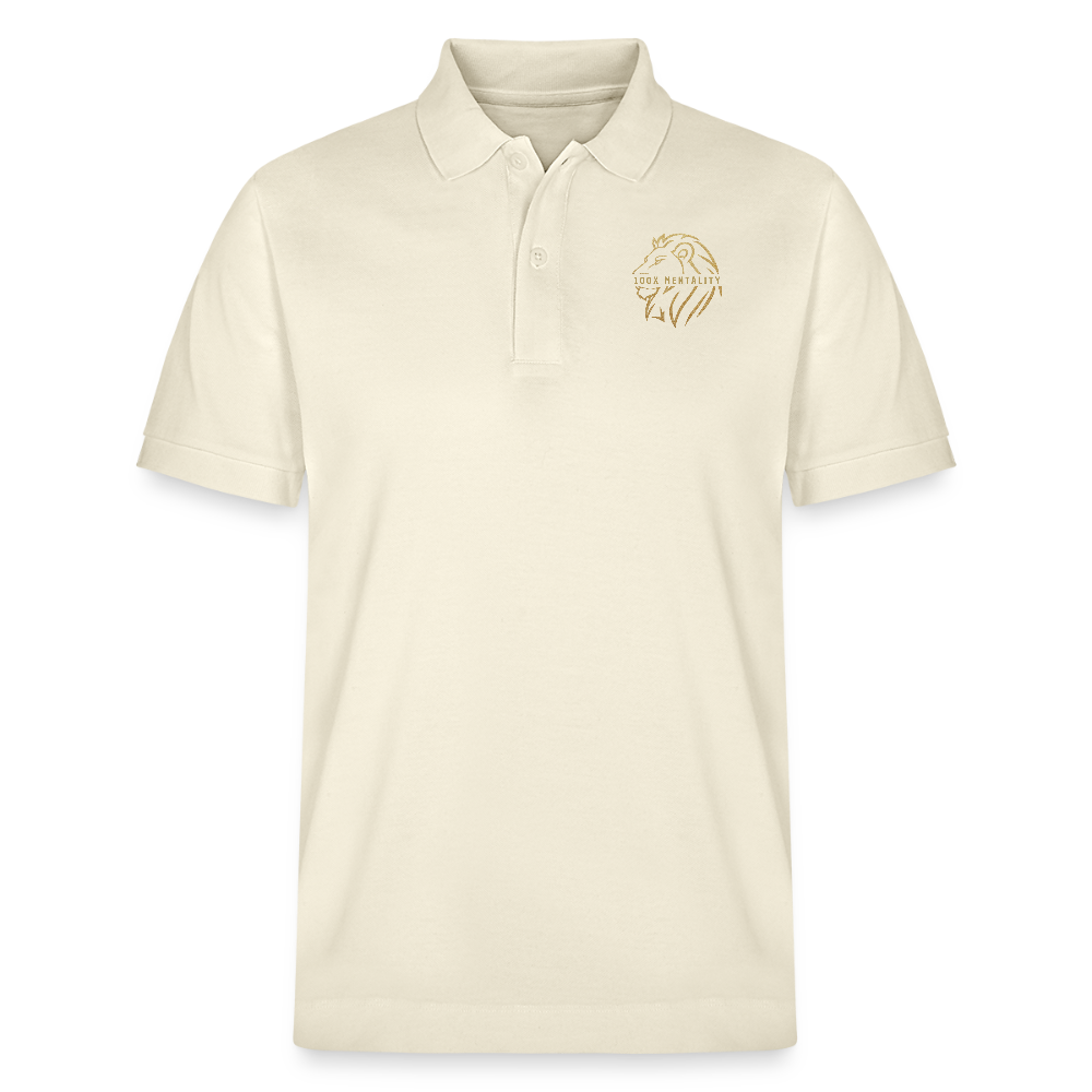 Polo Unisex 100x Mentality – Stile, Comfort e Qualità - bianco naturale