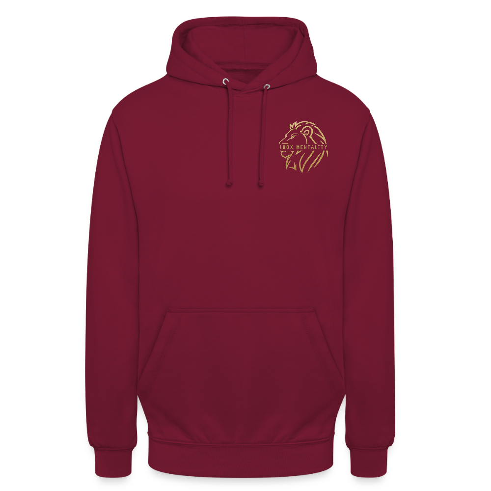 Felpa "EDIZIONE LIMITATA" unisex - rosso bordeaux